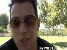 Quiero ver a mi esposa follar a un extraño caliente