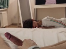 cornudo y toro cum en su coño dos veces