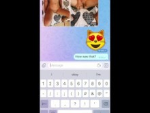 sexting sexwife cornudo | Enviando fotos para su esposo mientras hace un trío
