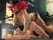 venenos enorme futa dick abultado chun-li
