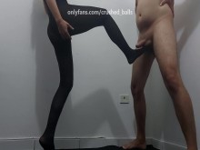 [Pareja real] - Mi esposa pateándome las bolas