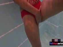 Novia amateur adolescente asiática tiene un culo increíble y su novio lo sabe