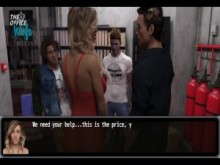 Stacy recibe una doble penetración delante de su marido cornudo