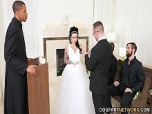 La boda de Payton Preslee se convierte en un duro trío interracial - Cuckold Sessions