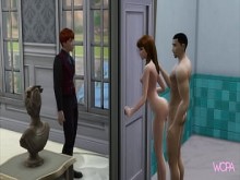 Hermione teniendo sexo con Viktor Krum frente a Ron - Baile de Navidad con mucho sexo