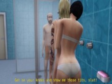 DDSims - La esposa engaña al marido en el spa - Sims 4