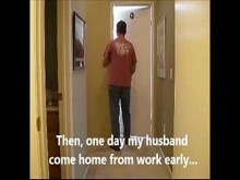 asiático cornudo esposa marido viendo