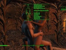 Hermosas prostitutas complacen perfectamente a chicos y chicas en el juego Fallout | Juego de PC