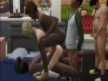 El mayor gangbang interracial de cornudos de todos los tiempos
