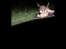 espiando a mi esposa infiel desde el auto