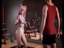 The Genesis Order - GALERÍA COMPLETA HENTAI Game PornPlay&rsqb; Ep.12 Creampie arriesgado en público en el gimnasio