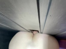 Esta es la segunda vez que mi esposa prueba el Glory Hole. Extraño se corre dentro 4K