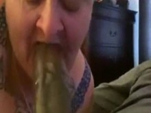 abuela encías fuera cum de bbc