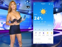 la nueva chica del clima tiene problemas de vestuario - sesión 1