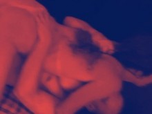 Hotwife compartida follada por dos hombres a la vez. Habla sucio y tiene múltiples orgasmos fuertes.