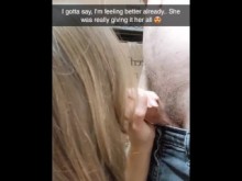 Chupándosela al Amigo de mi Novio en el Trabajo