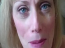 Ama de casa amateur pide y recibe una gran corrida facial