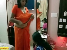 Desi Marido infiel atrapado por su esposa!! sexo familiar con audio bangla
