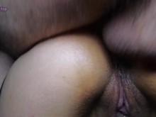 "¿Por qué siempre tienes que romperme el trasero?" Sexo anal duro con mi vecina. Puta infiel.