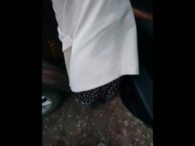 Liberación del marido del cinturón de castidad tras una semana de contrato de cornudo