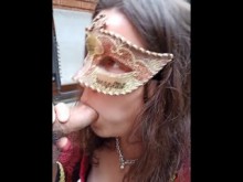 La mejor mamada. ¡Esta mujer nació para chupar!