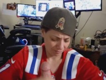 ¡¡Heather Kane SE RÍE del universitario débil después de correrse en 15 SEGUNDOS !! (sonido)
