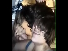 Cornudo esposa chupa