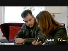 Una pareja extremadamente pervertida se involucra en una acción apasionante una vez en la mansión de swingers
