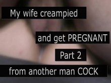 ¡Mi esposa infiel tetona recibió un creampie y quedó embarazada de otro hombre! - Historia de juego de rol de cornudos con subtítulos de cornudos - Parte 2