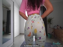 Esposa puta MILF caliente engañando a su marido con su hijastro