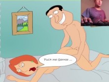 padre de familia: Quagmire se folla a Lois al estilo perrito (juego de PC)