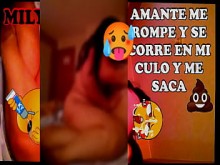 ABREN EL CULO A PUTA HASTA SACARLE CACA Y LLENA DE SEMEN