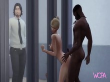 Hotwife Fucking Doctor frente al burro de los cornudos
