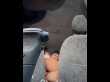 En el carro de mi Marido a plena luz del día y nos descubrieron