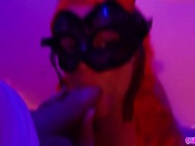 Mi esposo se une a Hotwife en la gran polla negra, el marido de gloryhole registra sus pollas chupando ... ????????????