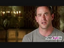 Pareja casada entrevistada para swingers tv