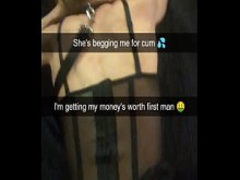 La verdadera esposa de MILF en trampa follada y regalada para pagar la deuda del esposo en Snapchat -Richelle Rose