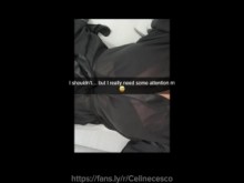 La conocida desde hace mucho tiempo alienta a la joven a traicionar a su pareja a través de Snapchat.