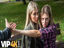 VIP4K. La sexy y cachonda lesbiana Zlata Shine decidió follar para conseguir un trabajo. Sexo caliente con zlata brillo, fa