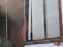 Vecino CORNO registra la mierda de tu esposa