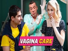 Cuck4k. El doctor tocó y curó mi pequeño coño