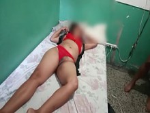 Masaje caliente para la puta de mi vecina cuando su esposo no está en casa