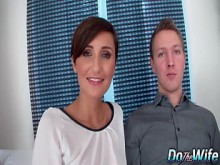 La hotwife Gabrielle Gucci apaga su sed de BBC Cum frente a Cuck
