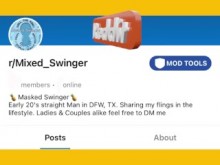 Las redes sociales enmascaradas de Swinger (Snapchat) (Dallas, TX)