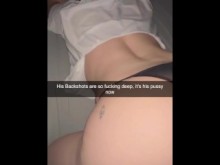 Historias de Snapchat de mierda sucia adolescente usada: compilación de más de 10 conciertos