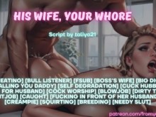 Su esposa, tu puta ❘ Roleplay de audio erótico