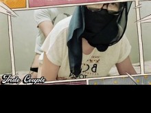 Indo Hijab Girl Chindo es realmente ruidoso de nuevo Diewe