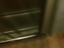 Sigue a la esposa de puta de amigo en la ducha y cabaña del campamento público para el creampie