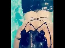 Piscina hotwife amateur