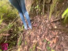 Follando con un chico desconocido en un parque